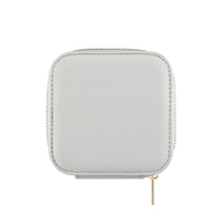 General Supply Goods + Co Vegan Leather Universal Tech Storage - Silver Grey-Box for small tech accessories