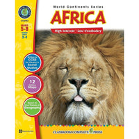 eBook: Africa - (PDF version - 1-User Download) - ISBN 978-1-55319-311-1 - Grade 5 - 8-You will receive two emails: one confirming your entire order, and one with a "Download Software" buttonYou can download immediately or return to your email to download later