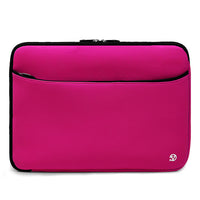 Vangoddy 14" Neoprene Laptop Sleeve - Pink-Fits up to laptop 14"