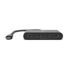 Belkin USB-C to 4-Port USB-C Hub - Black-Every USB-C port provides up to 10 Gbps of data transfer speed, and you can easily connect this to your USB-C enabled laptop to work, stream, or game