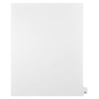 Mark Maker Legal Exhibit Index Tab White Single Tabs, 1/25th Cut, Letter Size, No Holes, Number 25, 25 Pack-White Single Tabs, 1/25th Cut