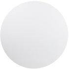 Flash Furniture 60"Dia Round Granite Plastic Folding Table - White-5' Folding Table