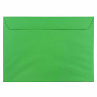 JAM Paper Booklet Envelopes - 9" x 12" - Green Recycled - 50 Pack -Colour: Green