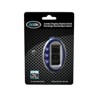 Goon 99326, Jumbo Display Digital Clock, 4" x 1.6" x 6", 20GR-Time and Calendar Display