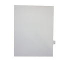 Mark Maker Legal Exhibit Index Tab White Single Tabs, 1/26th Cut, Letter Size, No Holes, Letter T, 25 Pack-White Single Tabs, 1/26th Cut
