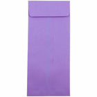 JAM Paper #12 Policy Business Coloured Envelopes - 4.75" x 11" - Violet Purple Recycled - 50 Pack-Colour: Violet Envelope