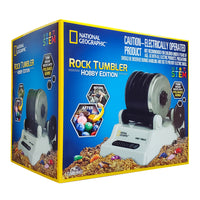 National Geographic Rock Tumbler Hobby Edition-High-quality tumbling machine with powerful motor that will last for years