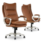 La-Z-boy Jenkins Executive Chair - 29-1/2" W x 31-1/2" D x 45"-48" H - Camel-Dimensions: 29-1/2"W x 31-1/2"D x 43-1/4"- 46-1/4"H 
