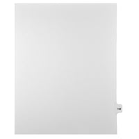 Mark Maker Legal Tabs - Letter Size - White - 1/15th cut - 25 tabs per package - 5 packages Pack - Number 133-White Single Tabs
