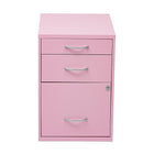 OSP Designs HPBF-261 22" Storage File Cabinet, Pink-Intended for Residential Use Only