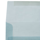 JAM Paper A6 Invitation Envelopes, 4.75 x 6.5, Ocean Blue Translucent Vellum, 250 Pack (PACV652H)-Paper Weight: 30 lbs.