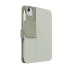 Speck Balance Folio Case with Microban for iPad Mini (2021) - Velvet Green/Oakmoss Green-Provides protection against scratches and dents, plus a full interior liner protects against scuffs and abrasions on the surface of your device
