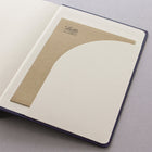 LETTS Icon Book Ruled Notebook - 7-7/8" x 5" - Navy - 235 Pages-Numbered pages