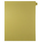 Mark Maker Legal Exhibit Index Tab Buff Single Tabs, 1/15th Cut, Letter Size, No Holes, Number 196, 25 Pack-Buff Single Tabs, 1/15th Cut