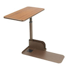 Drive Medical Seat Lift Chair Overbed Table, Right Side Table-Walnut, Steel