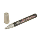 Marvy Uchida Chisel-Tip Liquid Chalk Markers - Erasable - Dustless - Silver Metallic - 2 Pack-Marker Tip: Chisel