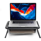ShoppingAll Metal Mesh Monitor Desk Stand Riser Printer Stand Holder with Drawer Organizer-5