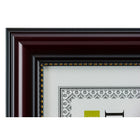 kieragrace Lucy Document Frame, 8.5 x 11", Dark Brown, 12 Pack-Hangers on the back for vertical or horizontal wall display