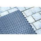 Canada Mats Dura Flex 150 Comfort Stand Interlocking Anti Fatigue Mats, Diamond Tread, 3' x 3' (CM155-33)-Size: 3' x 3' x 1/2"