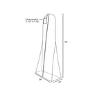 Eddie's 72" Zipper Garment Bags For Bridal Gowns - White - 12 Pack-White