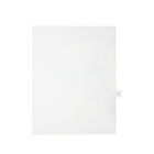 Mark Maker Legal Exhibit Index Tab White Single Tabs, 1/15th Cut, Letter Size, No Holes, Letter Y, 25 Pack-White Single Tabs, 1/15th Cut