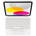 Apple Magic Keyboard Folio for iPad (A16/10th Generation) - English- White-Comfortable typing experience with a scissor mechanism with 1mm travel
