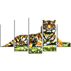 Designart Soft Tigers Large Animal Canvas Artwork, (PT2363-373)-Print