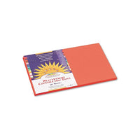 Pacon  Construction Paper - 12" x 18" - Orange - 50 Sheets (6607)-Orange