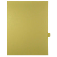 Mark Maker Legal Exhibit Index Tab Buff Single Tabs, 1/15th Cut, Letter Size, No Holes, Number 115, 25 Pack-Buff Single Tabs, 1/15th Cut