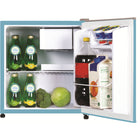Frigidaire 1.6 CU FT compact Mini Fridge - Blue (EFR115-BLU)-One slide-out fresh food shelf simplifies cleanup