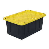 Ramtuff Strong Box, 64L - Black/Yellow-Capacity: 68qts
