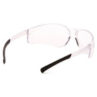 Pyramex Mini Ztek Safety Eyewear Glasses, Clear, 24 Pack-Scratch resistant polycarbonate lens with black temple tips