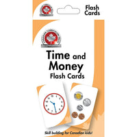 Canadian Curriculum Press Time & Money Flashcards-Flashcards that help your child build a strong foundation for success at school