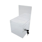 Futech Ballot Box 8"W x 8"H, Clear-Cube 8"W x 8"H