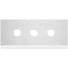 OLFA SKB-10 Four-Postion Safety Blade for SK-10 - Silver - 10 Pack-17.8mm Four-Position Safety Blade