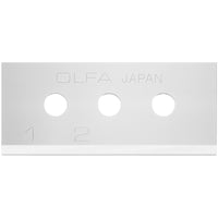OLFA SKB-10 Four-Postion Safety Blade for SK-10 - Silver - 10 Pack-17.8mm Four-Position Safety Blade