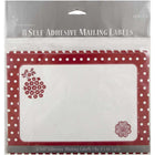 JAM Paper Christmas Holiday To From Labels, 5 x 7, Red Flower, 5 Sets of 8 (2238219092g)-Finish: smooth