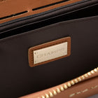 Champs RFID Zip-Around Wallet -  Tan-3 gusset pockets
