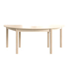 Flash Furniture Bright Beginnings Commercial Grade Wooden Half Circle Preschool Classroom Activity Table (MKME088015)-Kid-Friendly Design with Rounded Safety Corners