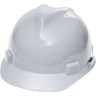 MSA V-Gard Protective Caps - Fas-Trac Suspension, Ratchet Suspension, White - 4 Pack-Certification(s) ANSI Type I