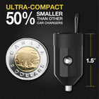 Scosche Powervolt 30W Certified Usb Type-C Fast Mini Car Charger-Fabric pull-tag for easy removal