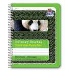 Pacon Composition Book Spiral Bound 5/8" Ruled with Picture Story Space Green/Panda, 6 Pack (PAC2434)-Perfect for interactive notetaking.