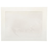JAM Paper 9 x 12 Booklet Envelopes with Window, White, 50 Pack-Booklet