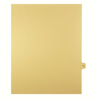 Mark Maker Legal Tabs - Letter Size - Buff - 1/15th cut - 25 tabs per package - 5 packages Pack - Number 56-Buff SingleTabs