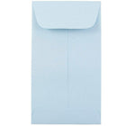 JAM Paper #6 Coin Envelopes, 3 3/8 x 6, Baby Blue, 500 Pack-Coin Envelopes