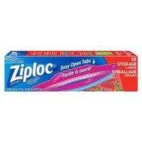 Ziploc All-Purpose Double-Zipper Storage Bags, Large, 19 Pack-Each bag blocks out air and locks in freshness