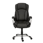 Brassex Isaac Executive Office Chair - Grey-Ergonomic design with full back and head rest for complete support while you work