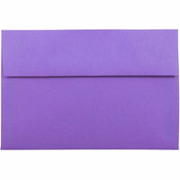 JAM Paper A8 Invitation Envelopes, 5.5 x 8.125, Brite Hue Violet Purple Recycled, 1000 Pack (80286B)-Violet