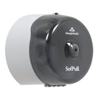 DISPENSER,TT,SOFPULLMINI,SM-Completely encased roll helps reduce cross-contamination
