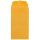 JAM Paper #6 Coin Envelopes, 3.38 x 6, Brown Kraft, 1000 Pack (01623992B)-Colour: Brown
